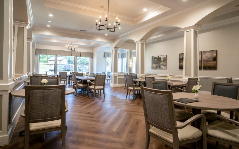 dining room with tables and chairs